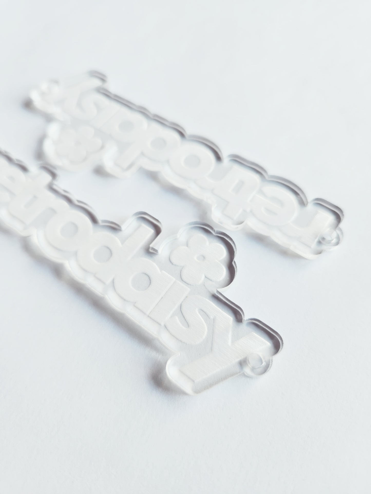 Acrylic Engraved Keyrings