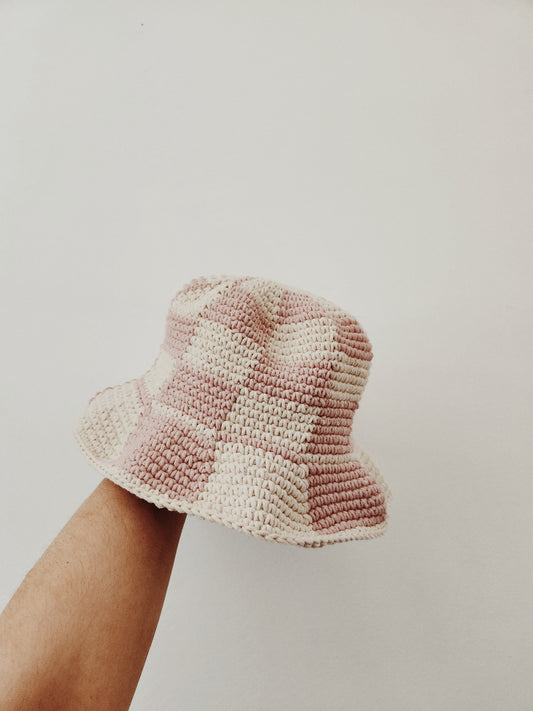 Checkered Bucket Hat