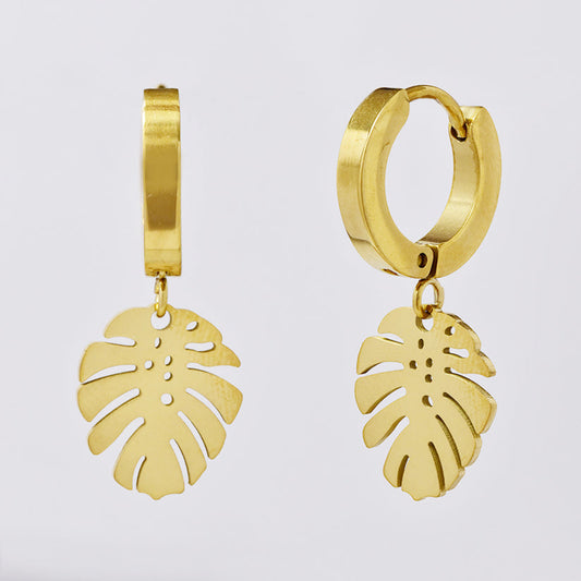 Monsteria Leaf Earring