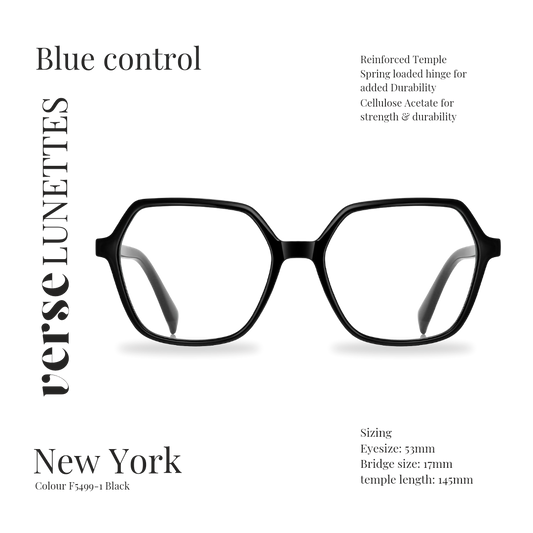 New York Blue Control - Black